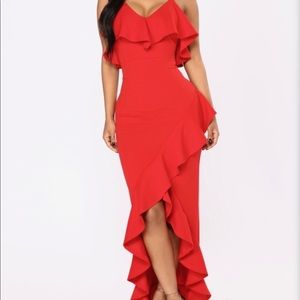 Red Fashion Nova Dress